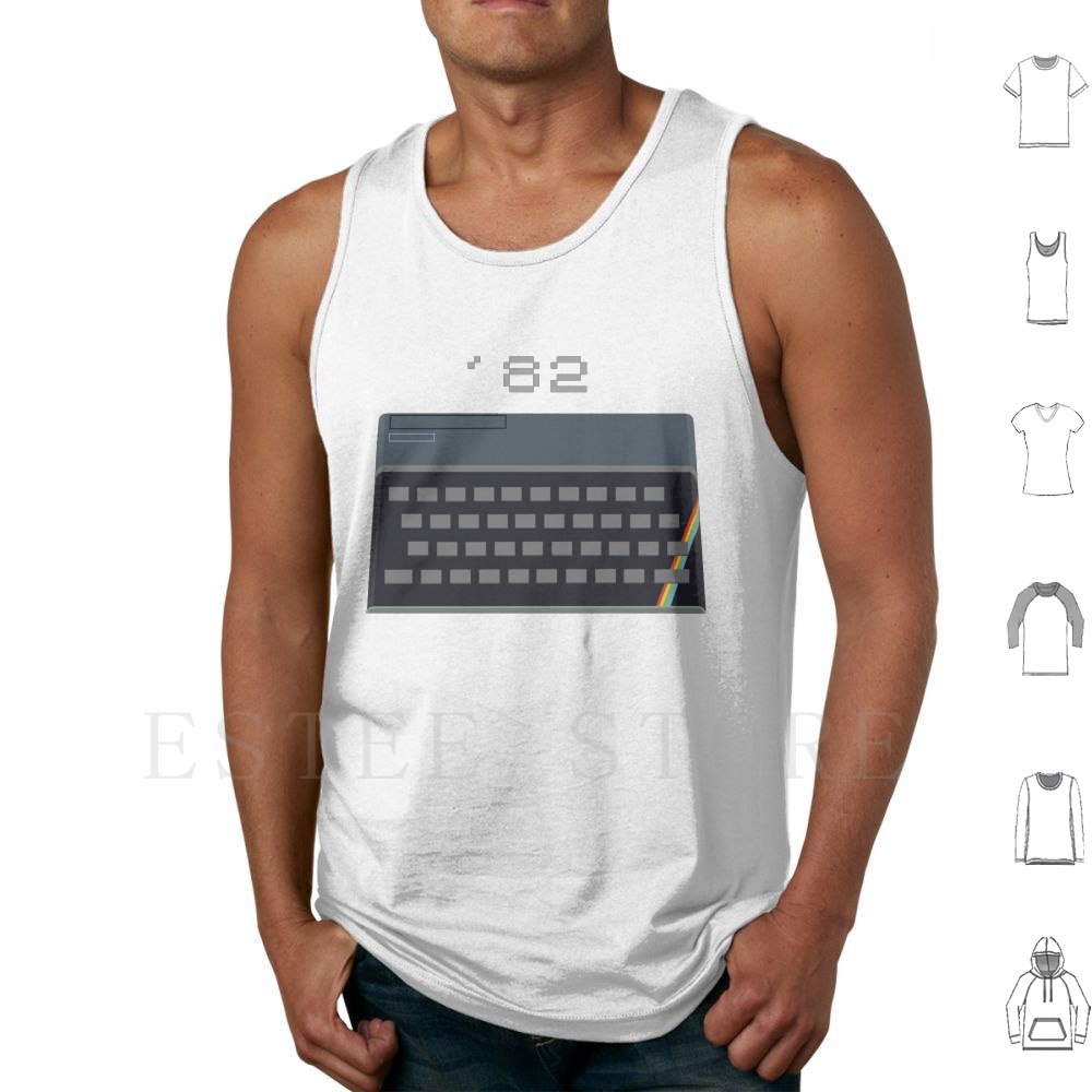 Retro Gaming Zx Spectrum - Майки-топы Spectrum-Now In (Clashing) Color из