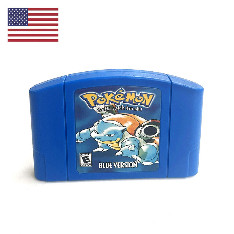 Retro Gaming Fun - Игровой картридж для N64: Pokemon Blue