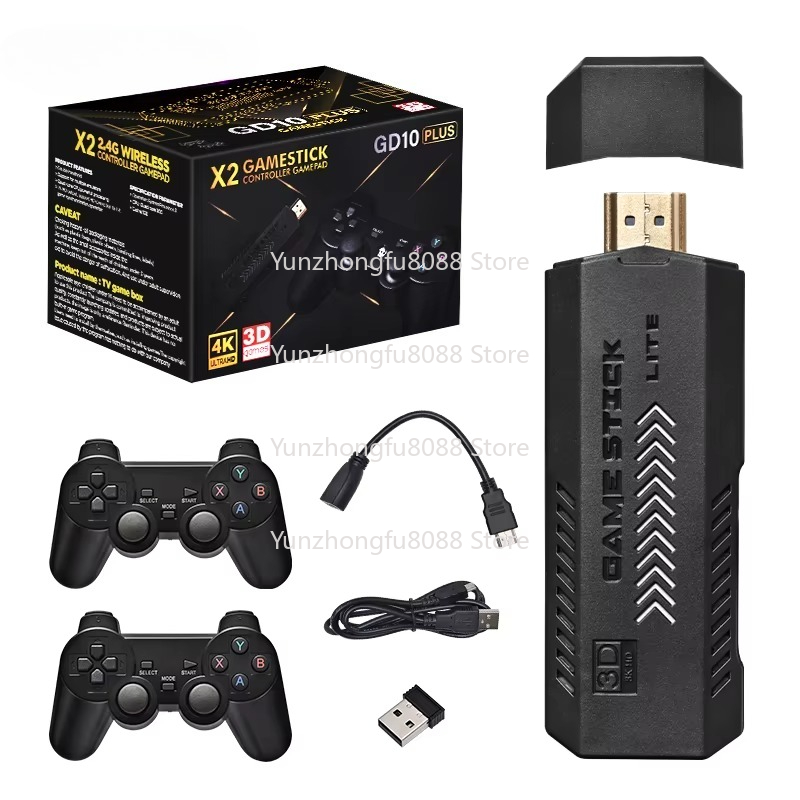 L GD10 Plus Game Stick 4k Blac – обзор и цена Retro Gaming X2
