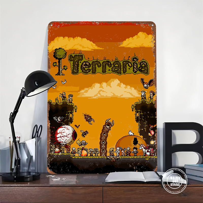 Постер с пиксельным артом Terr – обзор и цена Retro Gaming At